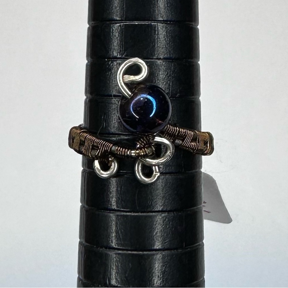 Wire wrap ring handmade - Picture 3 of 4